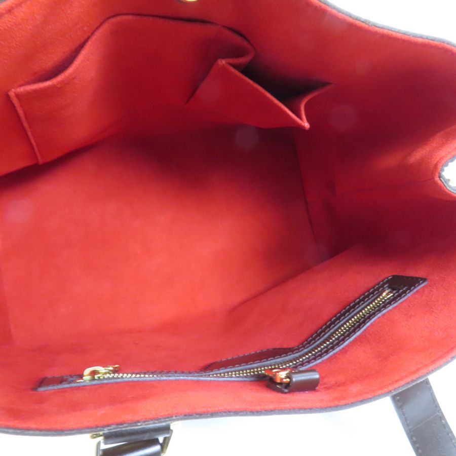 LOUIS VUITTON Damier Hampstead PM金扣手挽袋-4