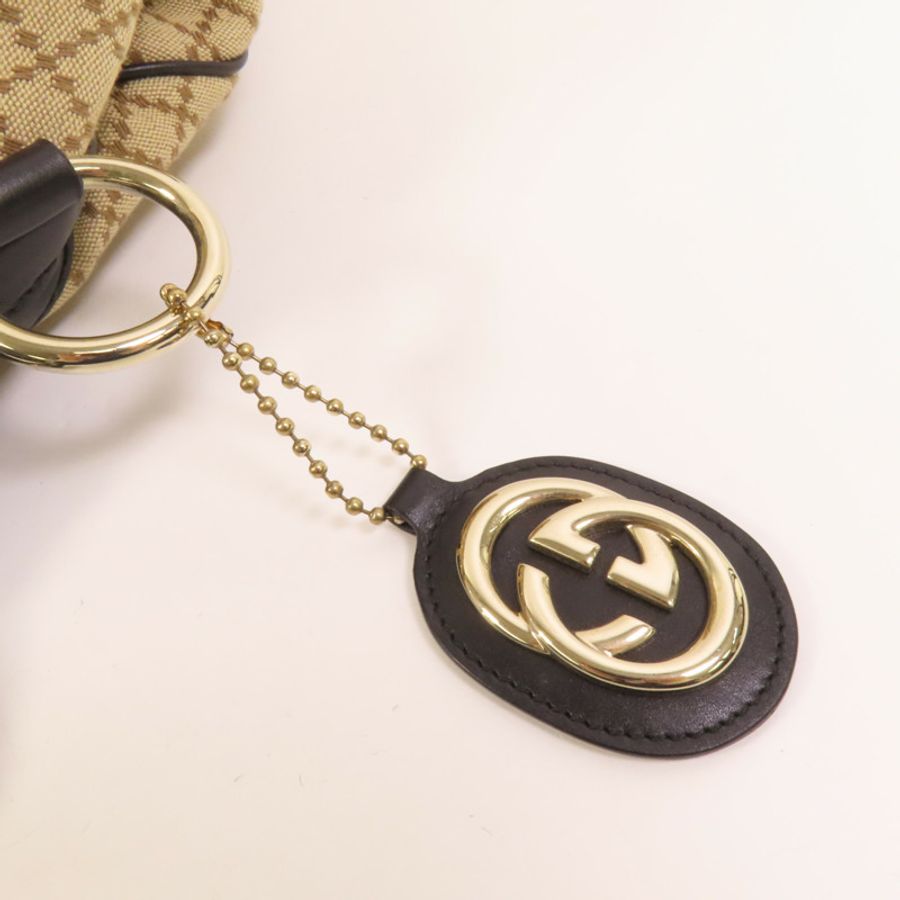 GUCCI 帆布Tote Bag金扣手挽袋-6