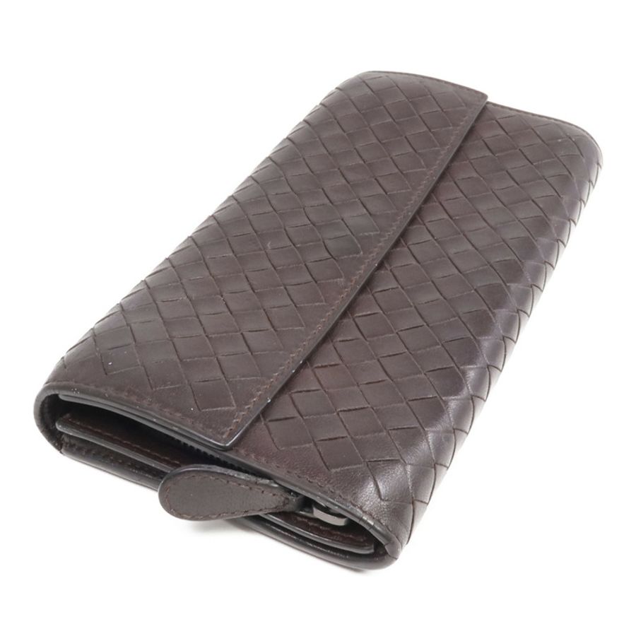 BOTTEGA VENETA 織紋皮革Long Wallet長錢包-3
