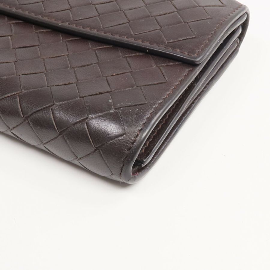 BOTTEGA VENETA 織紋皮革Long Wallet長錢包-6