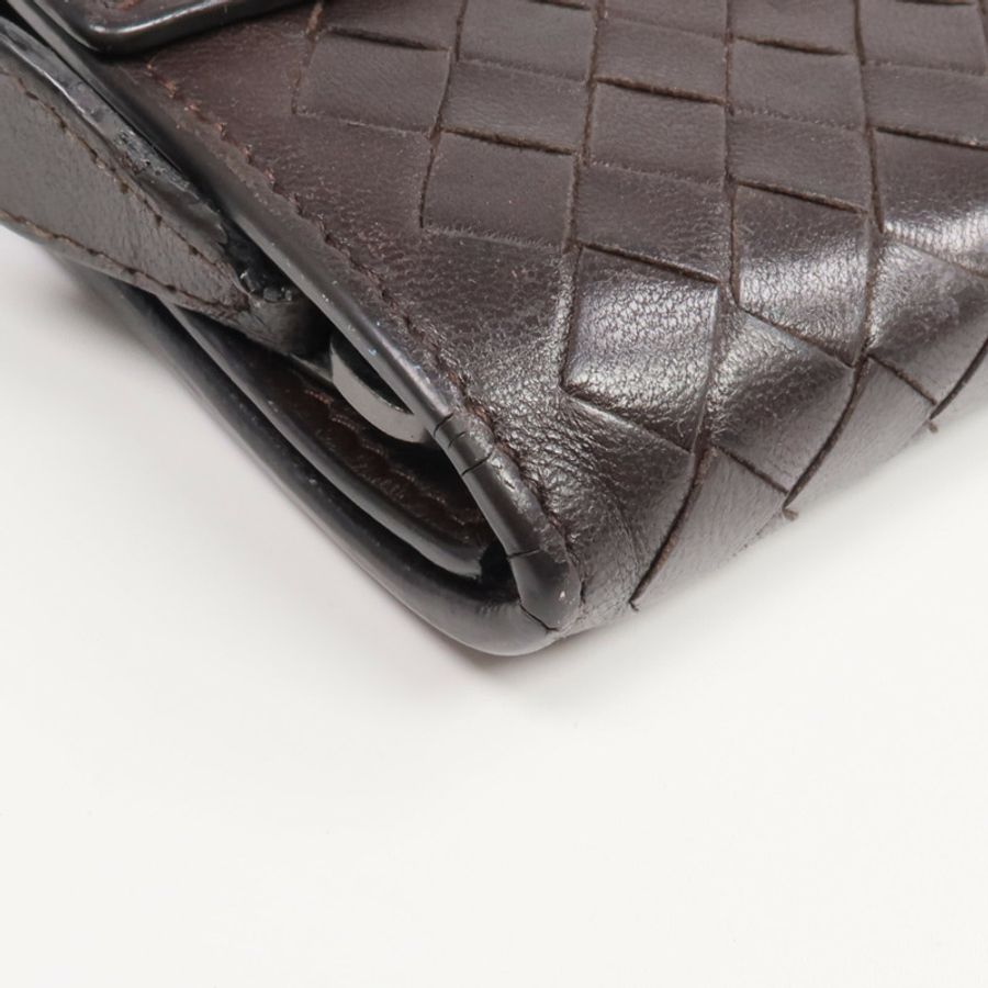 BOTTEGA VENETA 織紋皮革Long Wallet長錢包-7