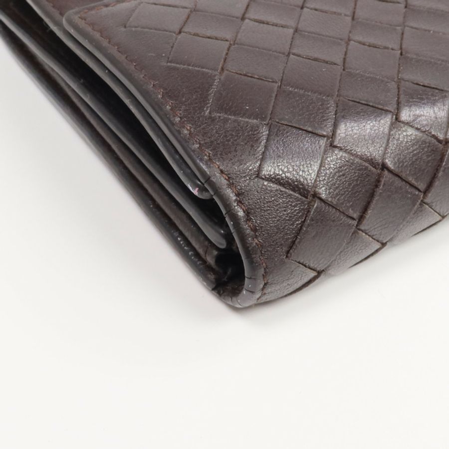 BOTTEGA VENETA 織紋皮革Long Wallet長錢包-8