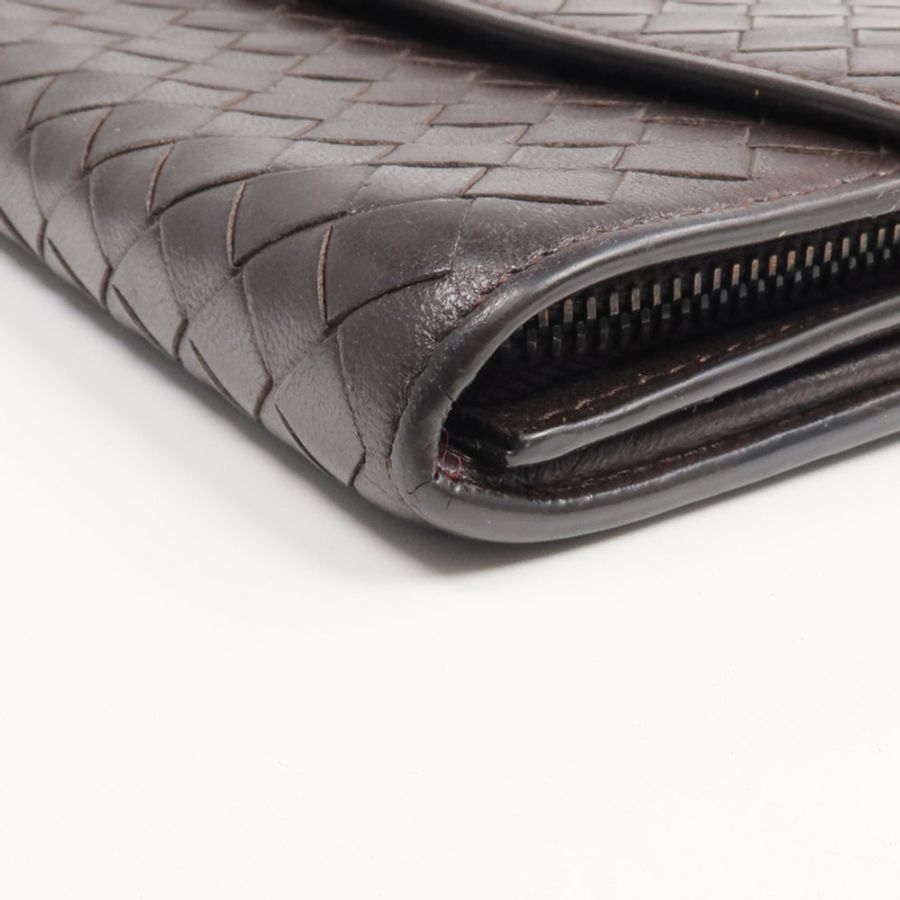 BOTTEGA VENETA 織紋皮革Long Wallet長錢包-18