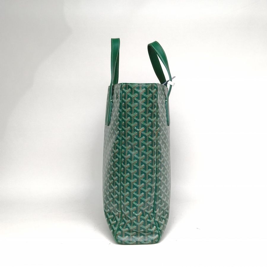 GOYARD 綠色PVCVoltairemarqu手提包托特包-1