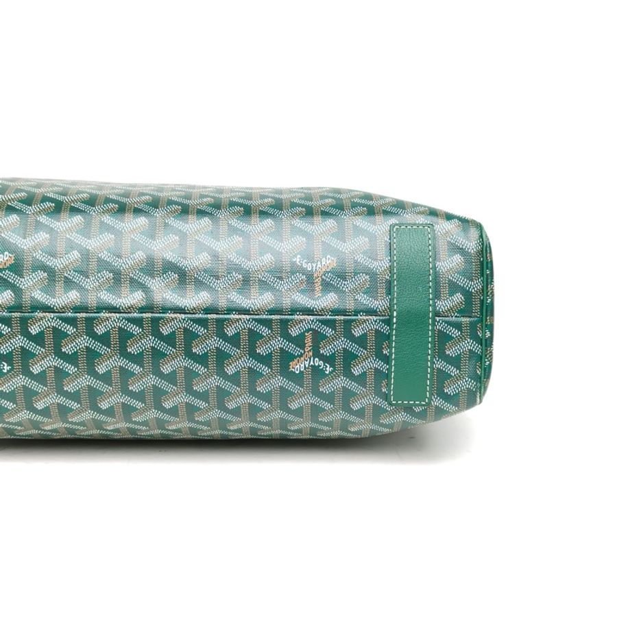 GOYARD 綠色PVCVoltairemarqu手提包托特包-3