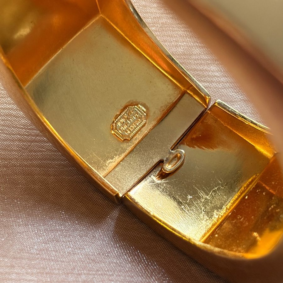 罕有 70年代 Christian Dior 迪奧 鍍金手環 手鈪-7
