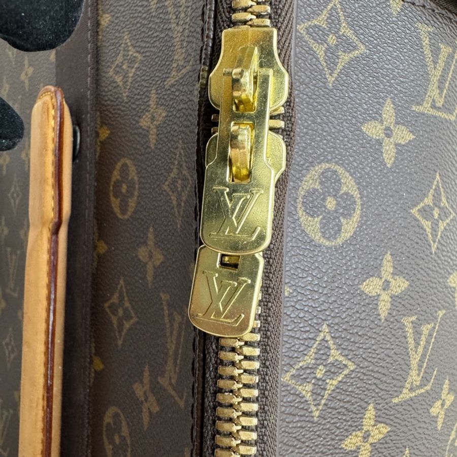 【赫蒂國際精品】 Louis Vuitton路易威登 中古款經典老花 65” 滾輪拖拉行李箱-9