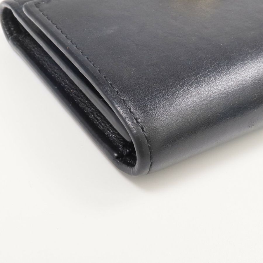 LOEWE 牛皮皮革Pebble Small Vertical Wallet金扣錢包-12