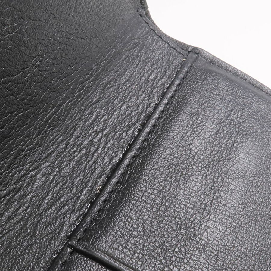LOEWE 牛皮皮革Pebble Small Vertical Wallet金扣錢包-14