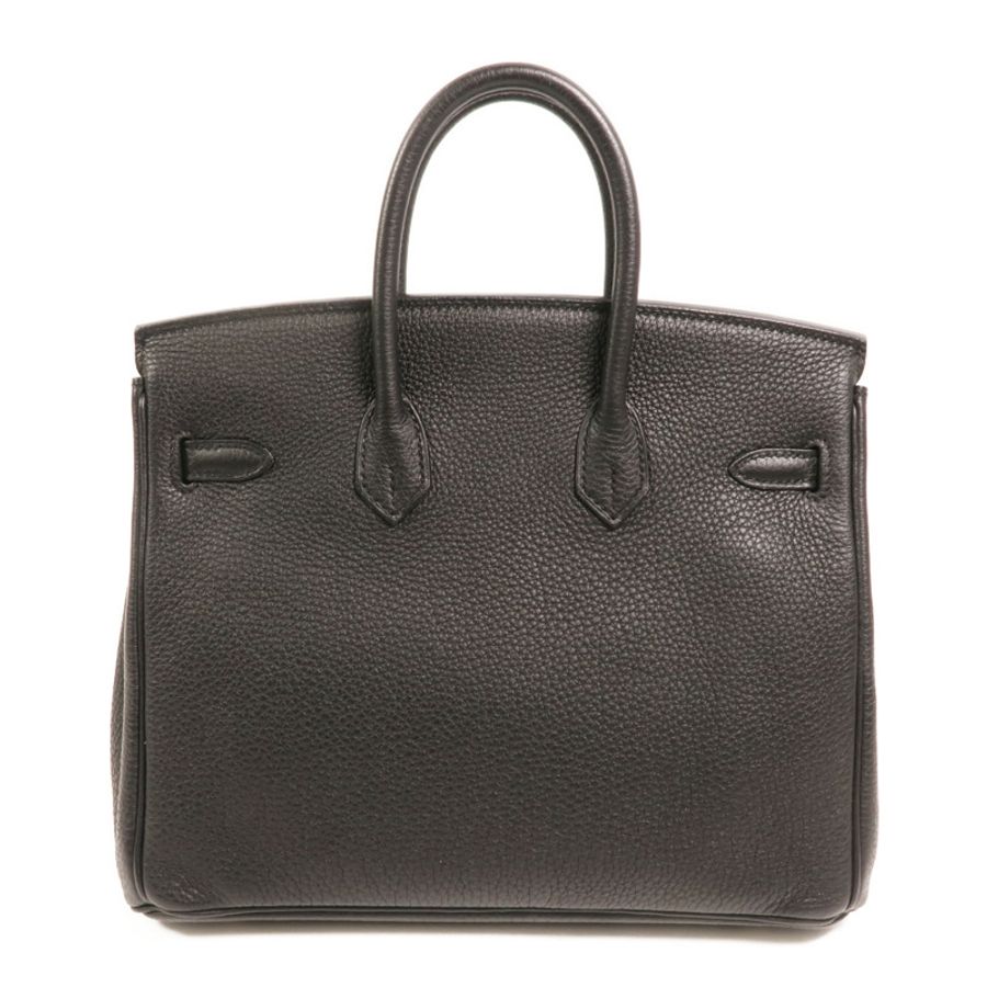 HERMES Togo皮革Birkin 25金扣手挽袋Noir-1