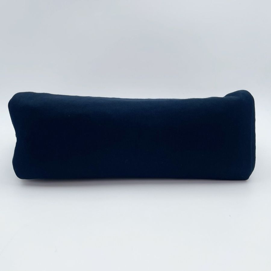「JL精品代購」愛馬仕黑/深藍色herbag cabas帆布拼皮手提單肩托特包-16