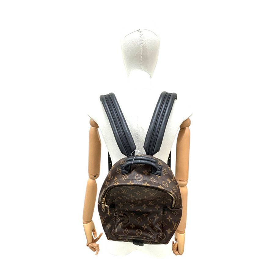 棕色 原花帆布 Palm Springs PM 後背包【LOUIS VUITTON LV 路易威登】 M41560-8