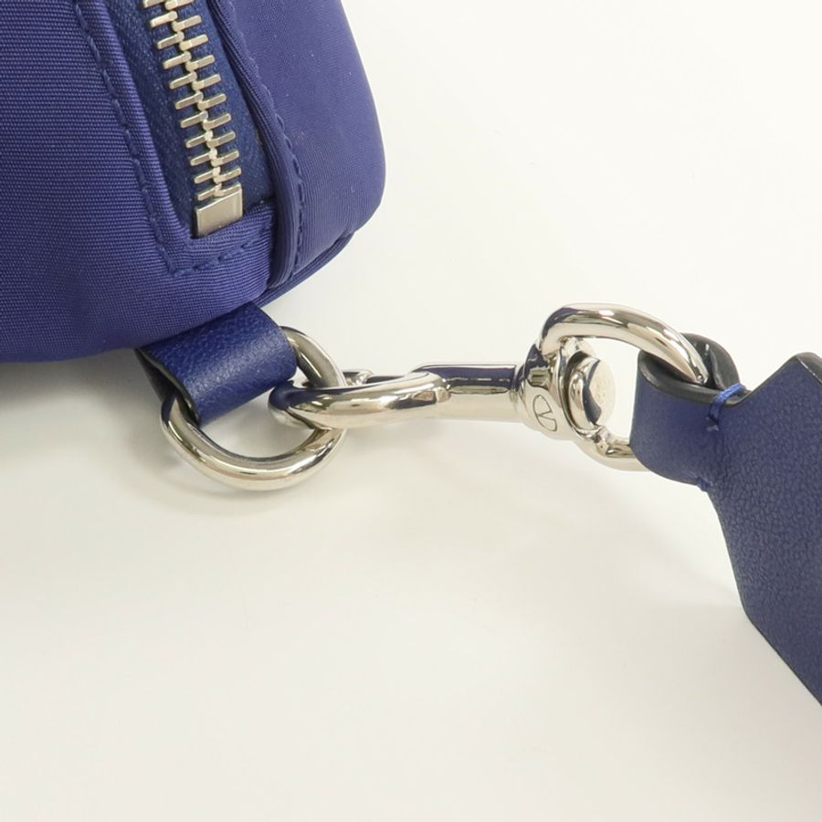 Valentino 尼龍Belt Bag銀扣肩背袋-5