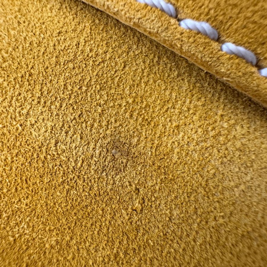 【赫蒂國際精品】 Loewe 羅意威 黃色絨面革 (Suede) 手提包 vintage-21