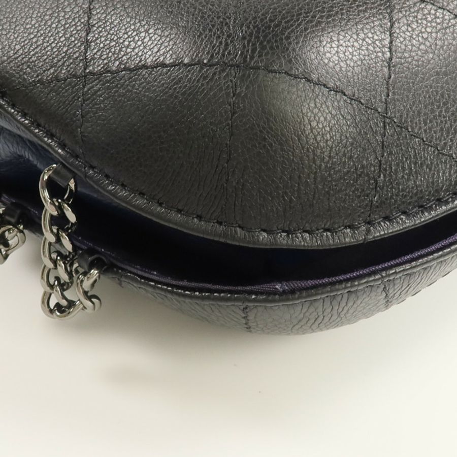 CHANEL 牛皮皮革Chain Shoulder鏈帶肩背袋-6