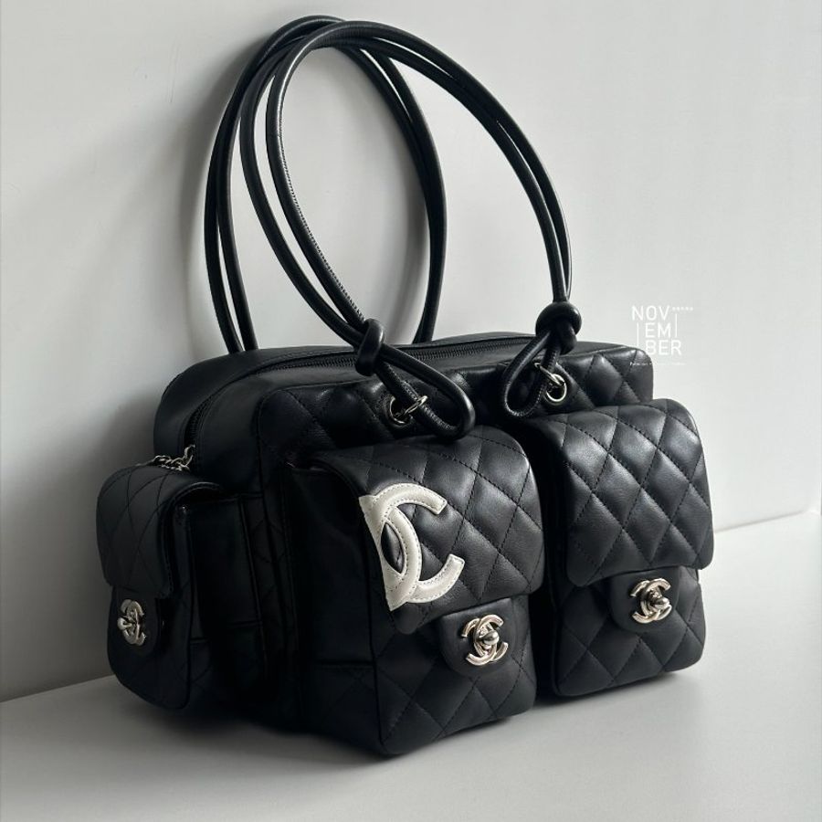 98新✨ 保卡款 Chanel 香奈兒 康朋熊貓機車包-1