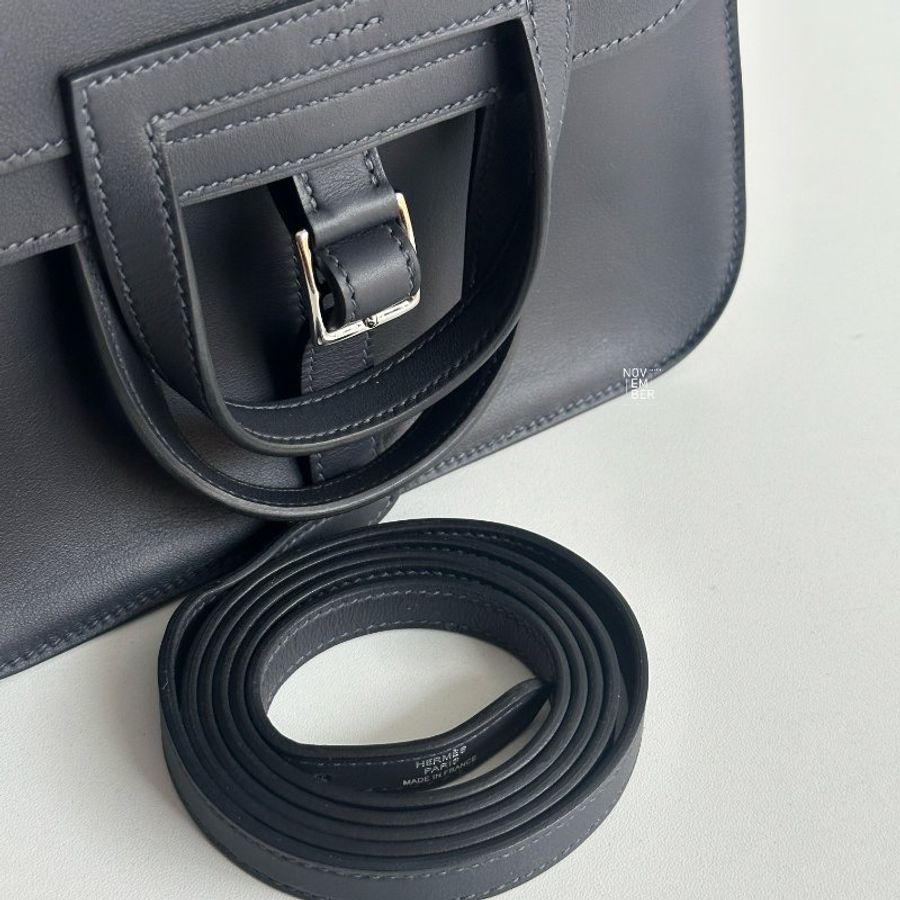 99新🆕 有購證🙌🏻 Hermès 愛馬仕 Mini Halzan 3Y銀釦-2