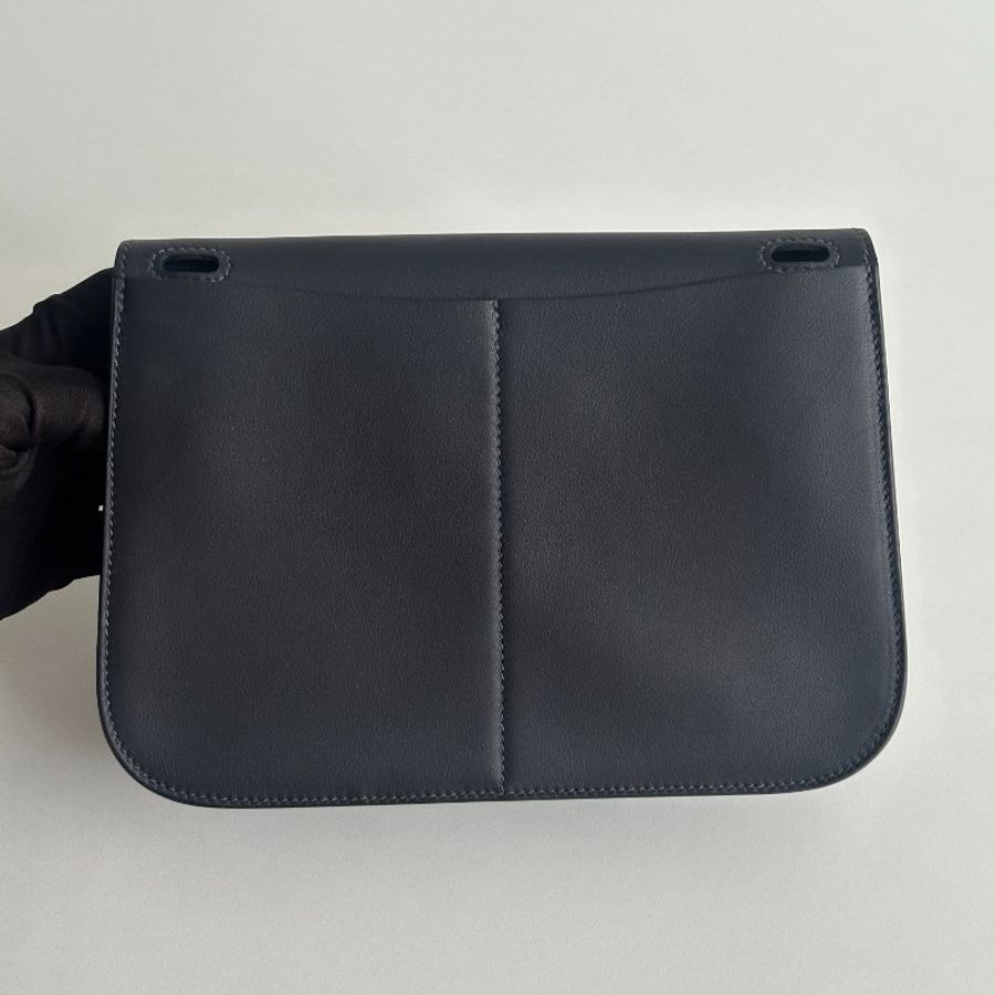 99新🆕 有購證🙌🏻 Hermès 愛馬仕 Mini Halzan 3Y銀釦-14