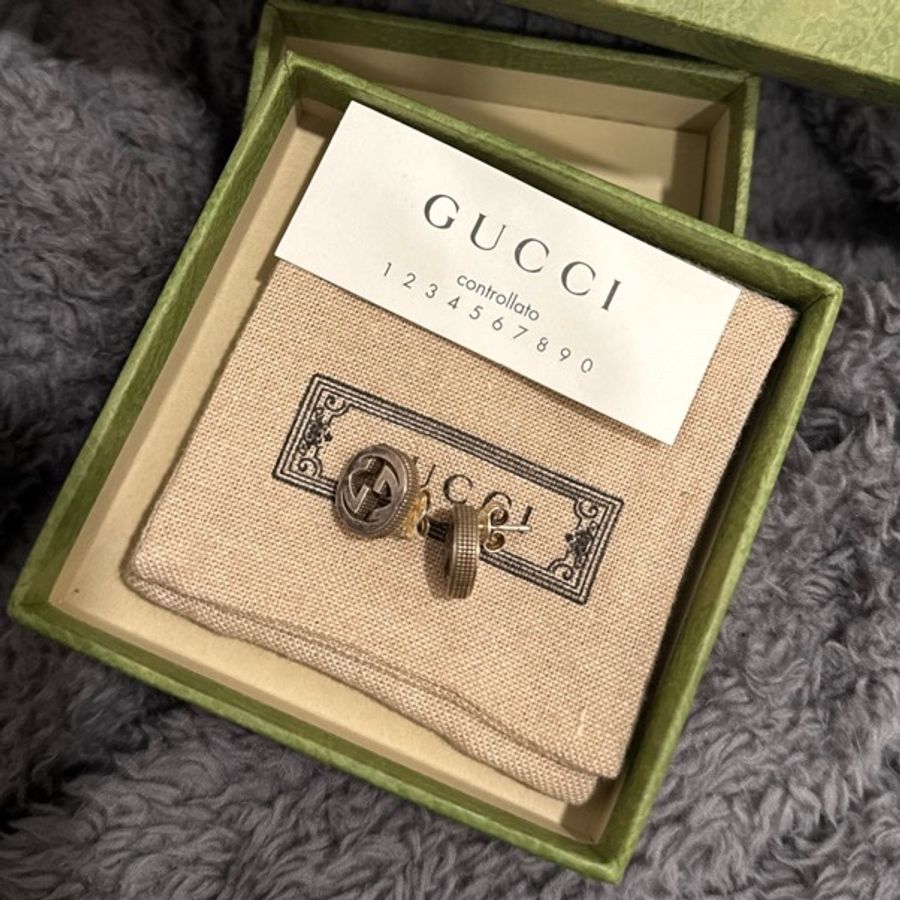 Gucci 925純銀耳環-9
