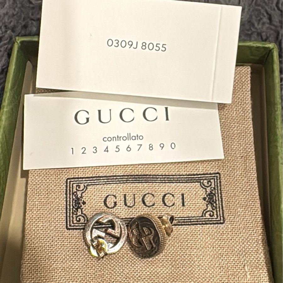 Gucci 925純銀耳環-13