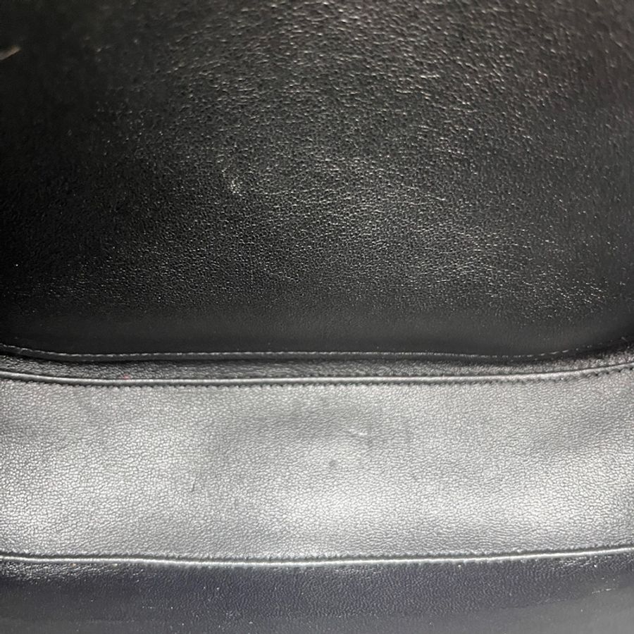 CELINE 98新 黑金凱旋門金扣馬鞍包 尺寸23*16-9