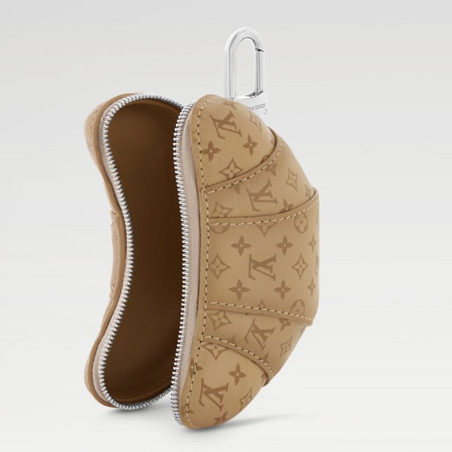 LV 全新 Croissant 可頌 牛角麵包 包包吊飾 掛飾 零錢包 M01858-1
