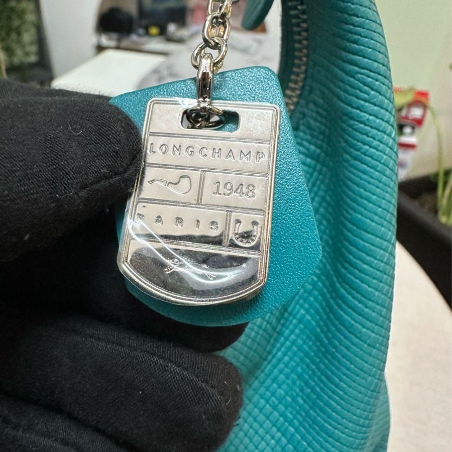 longchamp 蒂芬妮藍肩背包-4