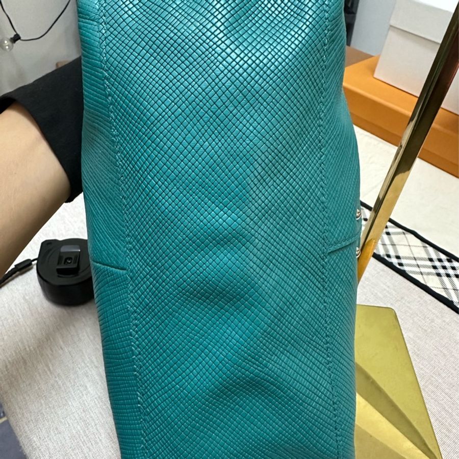 longchamp 蒂芬妮藍肩背包-13