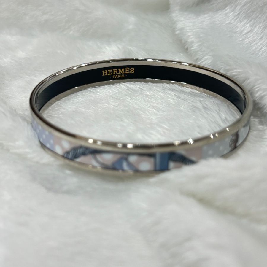 HERMÈS 愛馬仕 Enamel PM 琺瑯粉紅色 藍色 Q刻 2023年-5