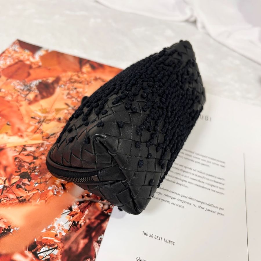 BV 刺繡編織皮革 Knot 黑色小羊皮 2021年-14