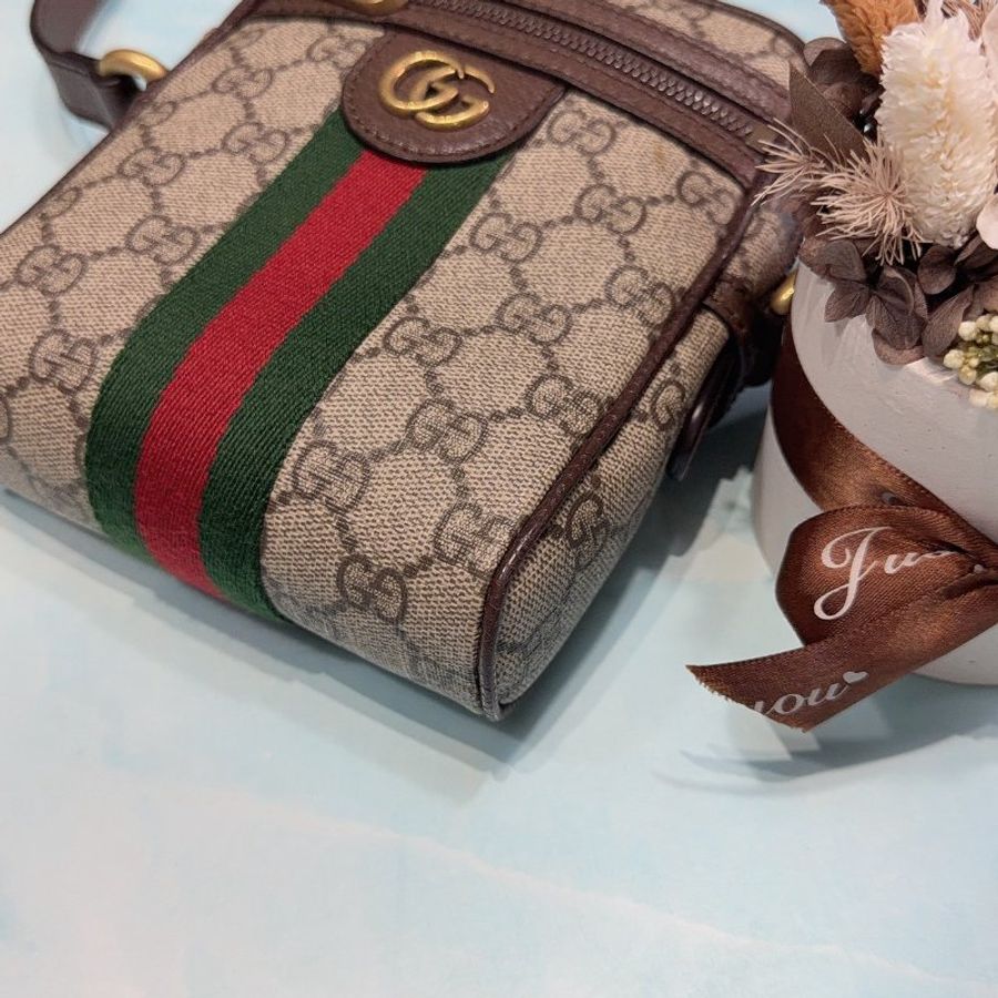 GUCCI Ophidia GG小型側背包-7