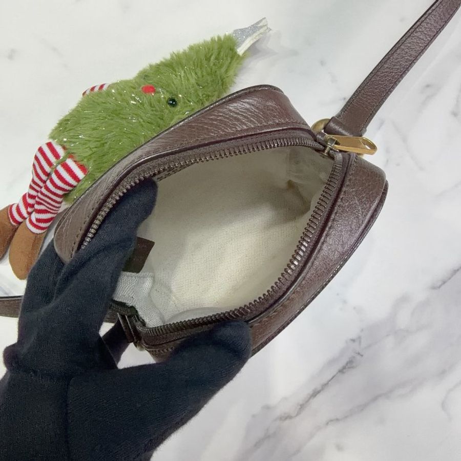 GUCCI Ophidia GG帆布小型側背包-4