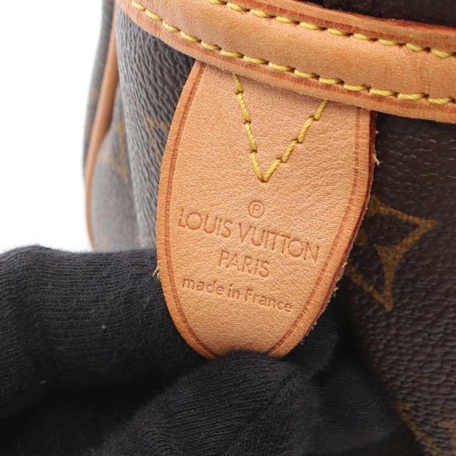原棕色花帆布Montorgueil PM肩背【LOUIS VUITTON LV 路易威登】M95565-3