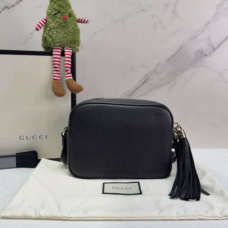 GUCCI Soho Disco 皮革相機包-1