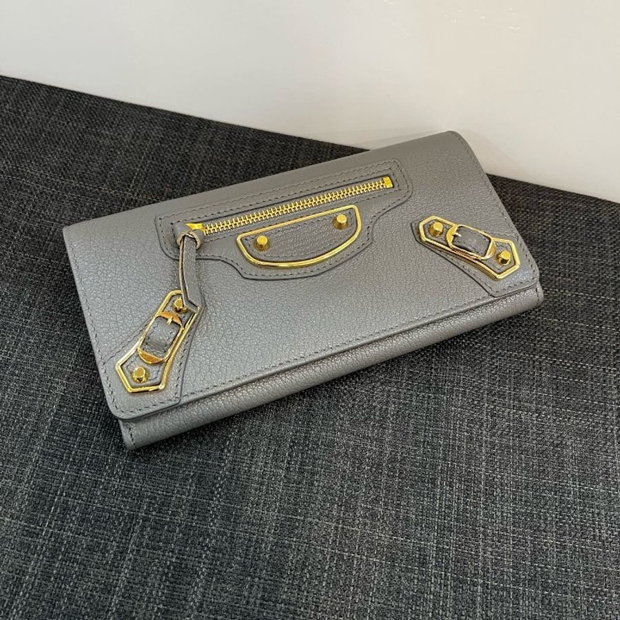 Balenciaga long wallet ( Grey )-0
