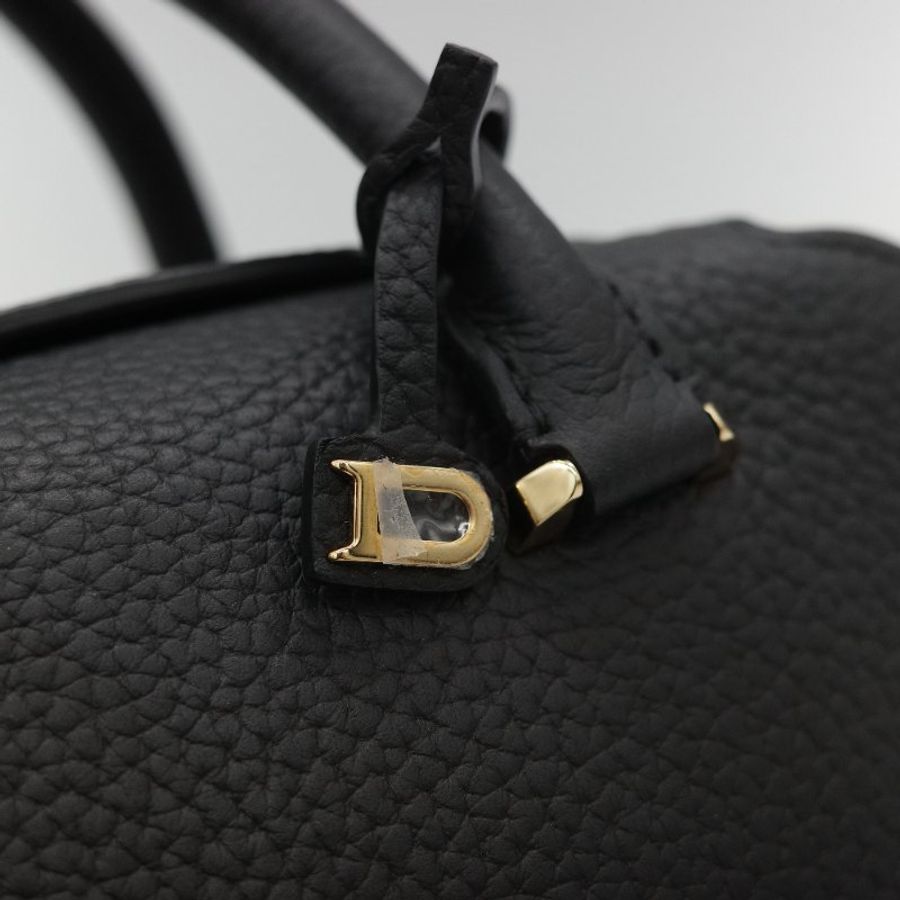 專櫃12 萬🌟全套全配(超級新♥️絕美必入)Delvaux 德爾沃 Cool Box 黑色 牛皮 Mini 21cm 手提包 斜挎包-9