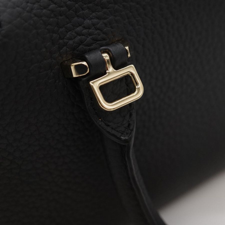 專櫃12 萬🌟全套全配(超級新♥️絕美必入)Delvaux 德爾沃 Cool Box 黑色 牛皮 Mini 21cm 手提包 斜挎包-13