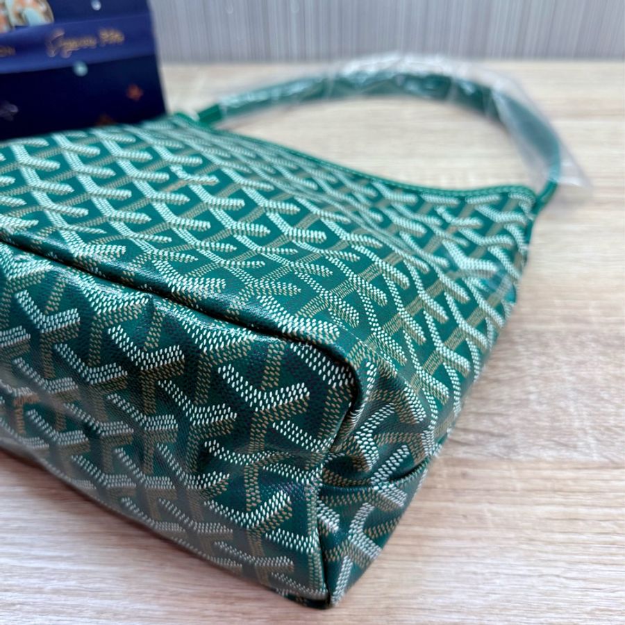 Goyard mini HOBO綠色戈雅迷你HOBO肩背手提托特包購物包-9