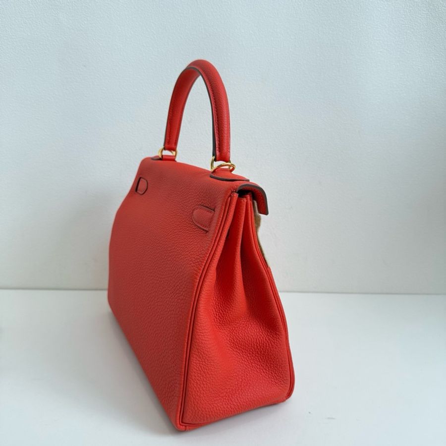 Hermès Kelly 28(凱莉包,28cm,常見尺寸28×22×10cm)-4