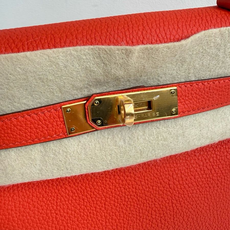 Hermès Kelly 28(凱莉包,28cm,常見尺寸28×22×10cm)-25