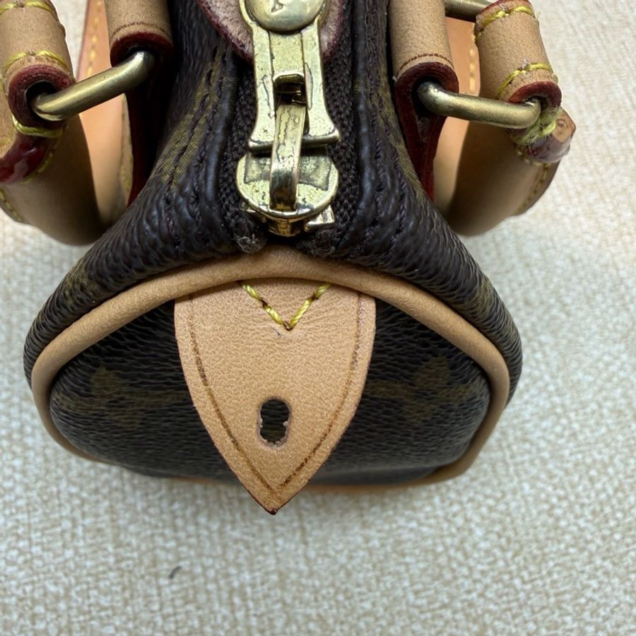 LV 老花帆布 Speedy Nano手袋-16