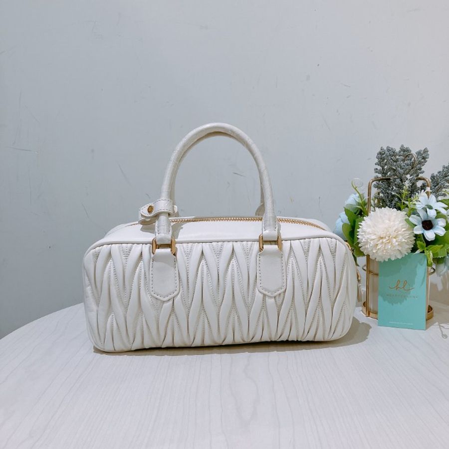 TK1966 Miu Miu 經典皮紋兩用包包 Arcadie Matelassé Nappa Regular Leather Bag-2