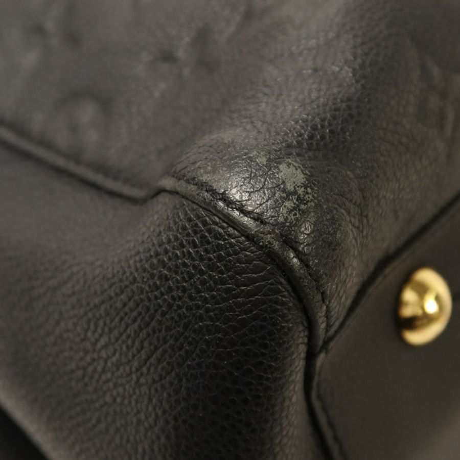LOUIS VUITTON Monogram Empreinte Montaigne GM金扣手挽肩背兩用袋-11