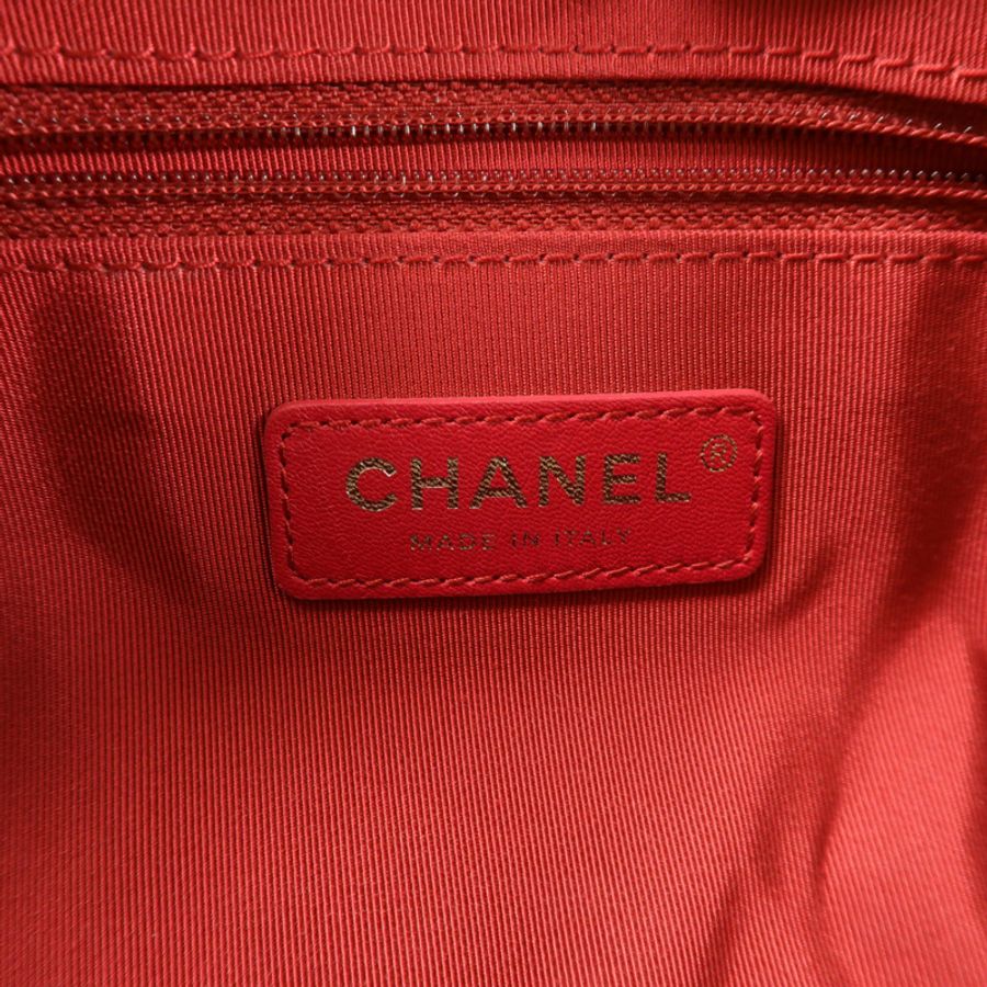 CHANEL 牛皮皮革Gabrielle Large鏈帶肩背袋-6