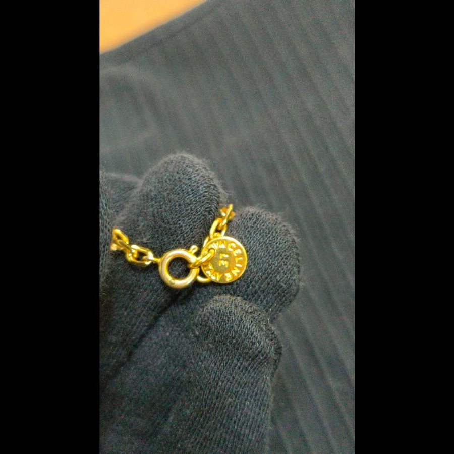 🍀Celine Vintage🍀 凱旋門金屬圓環項鍊-17