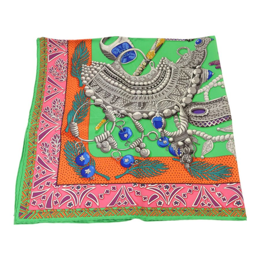 HERMES 絲質Scarf 90X90絲巾-3