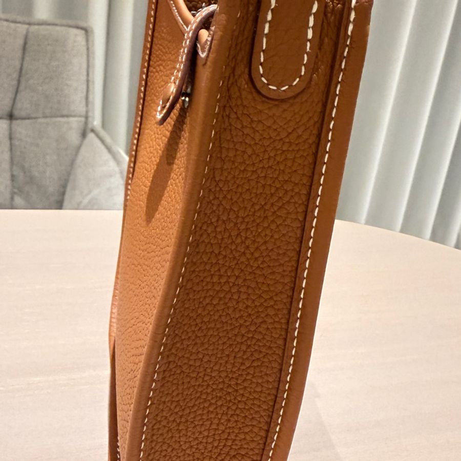 Hermès Evelyne 16 TPM 金棕色|Cavale帆布肩帶|全新未使用-7