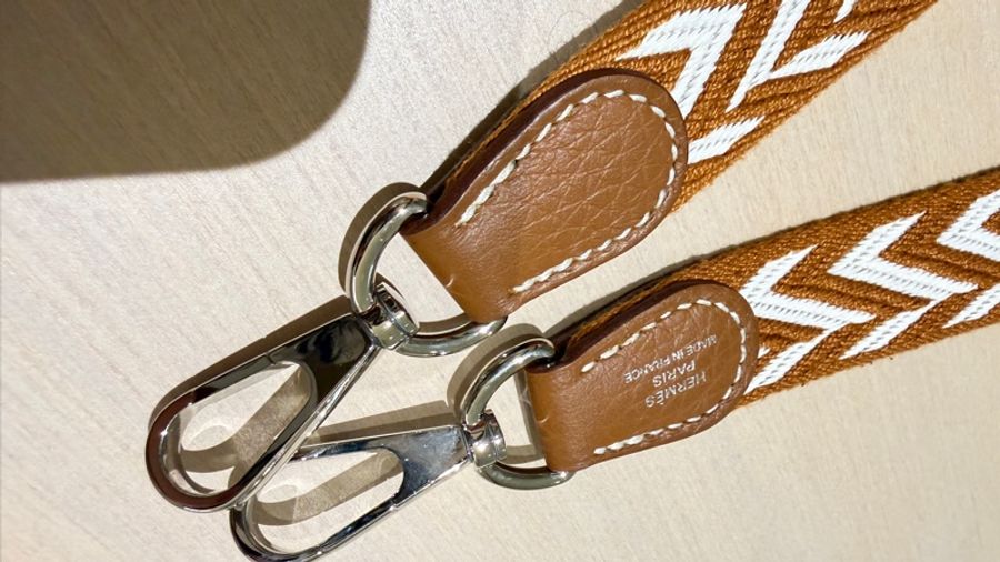 Hermès Evelyne 16 TPM 金棕色|Cavale帆布肩帶|全新未使用-21