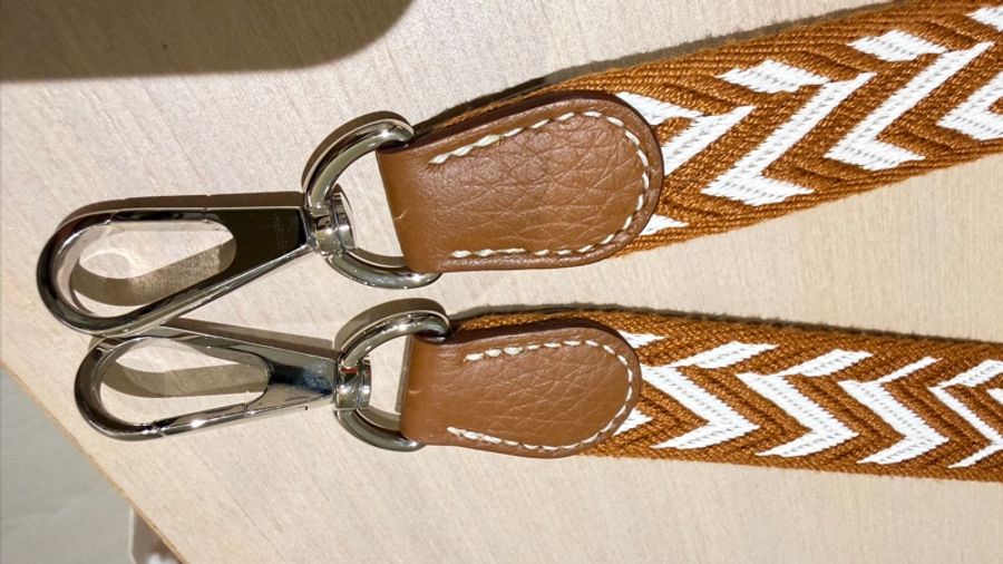 Hermès Evelyne 16 TPM 金棕色|Cavale帆布肩帶|全新未使用-22