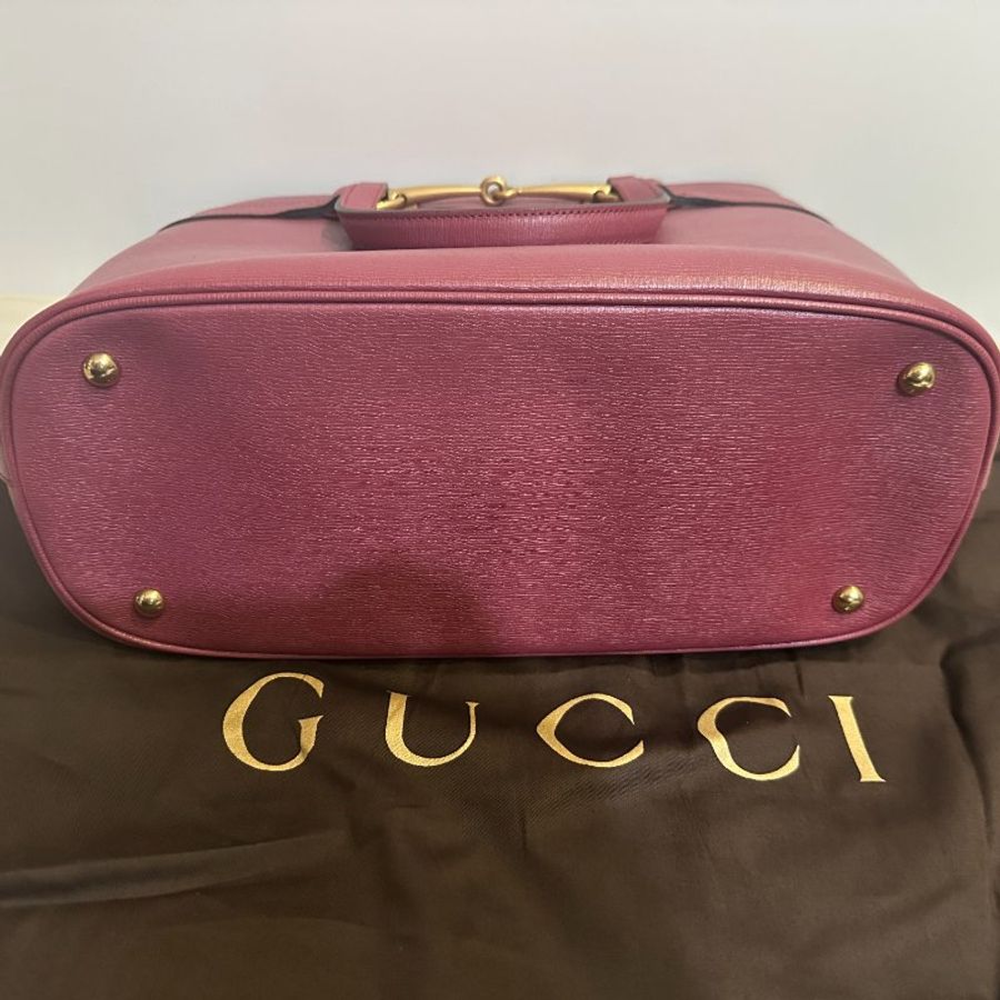 UCCI 馬銜扣托特包|酒紅色|全新未使用|附完整配件✨-1